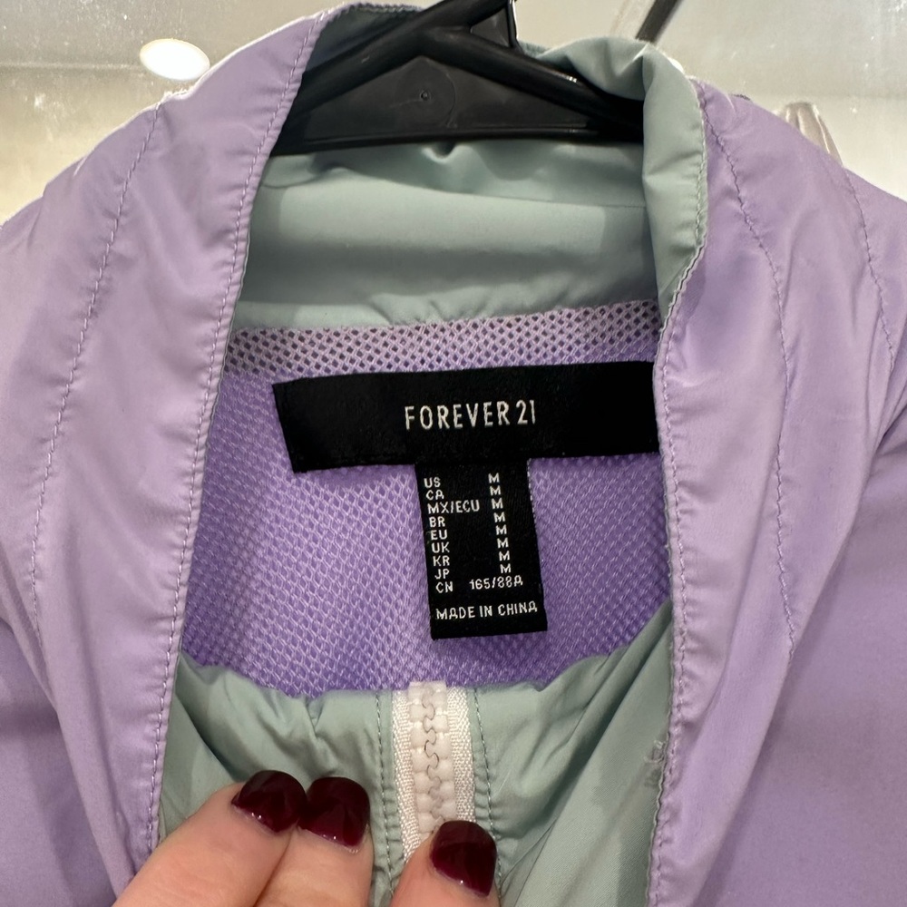 Retro Colorblock Windbreaker Jacket - Picture 3 of 3